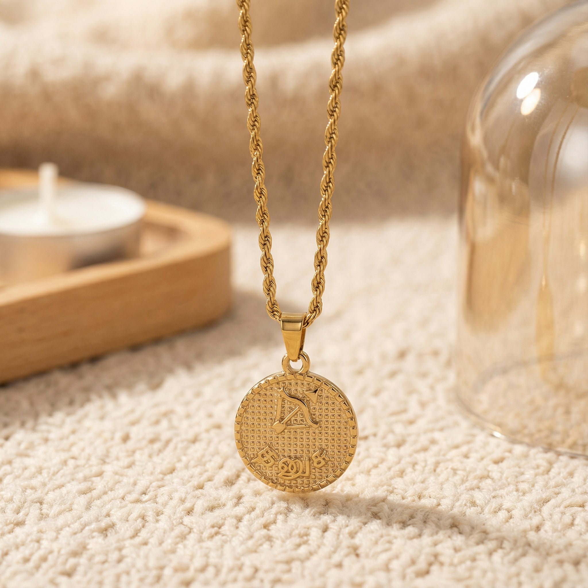 Tamil Astrology Sign Necklace