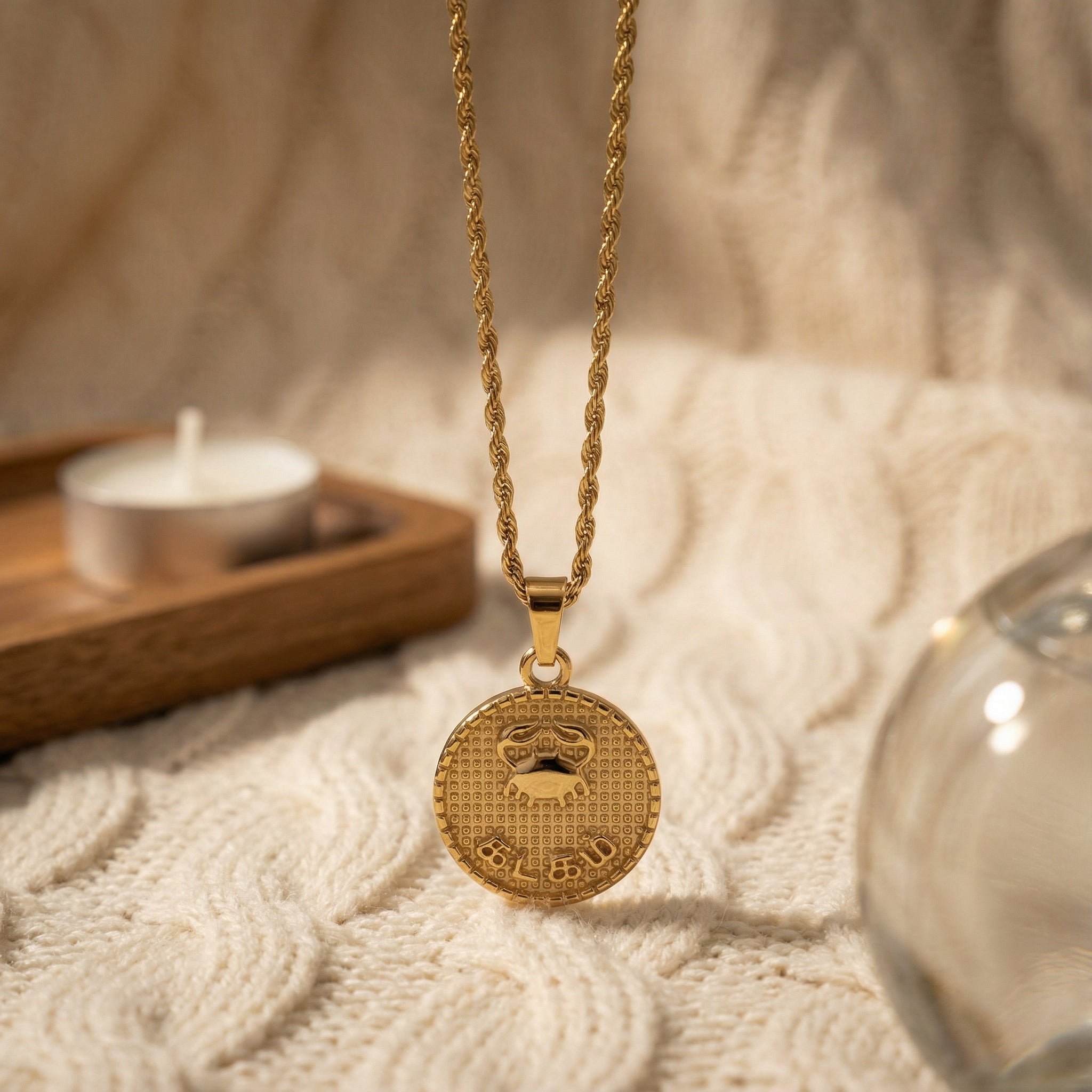 Tamil Astrology Sign Necklace