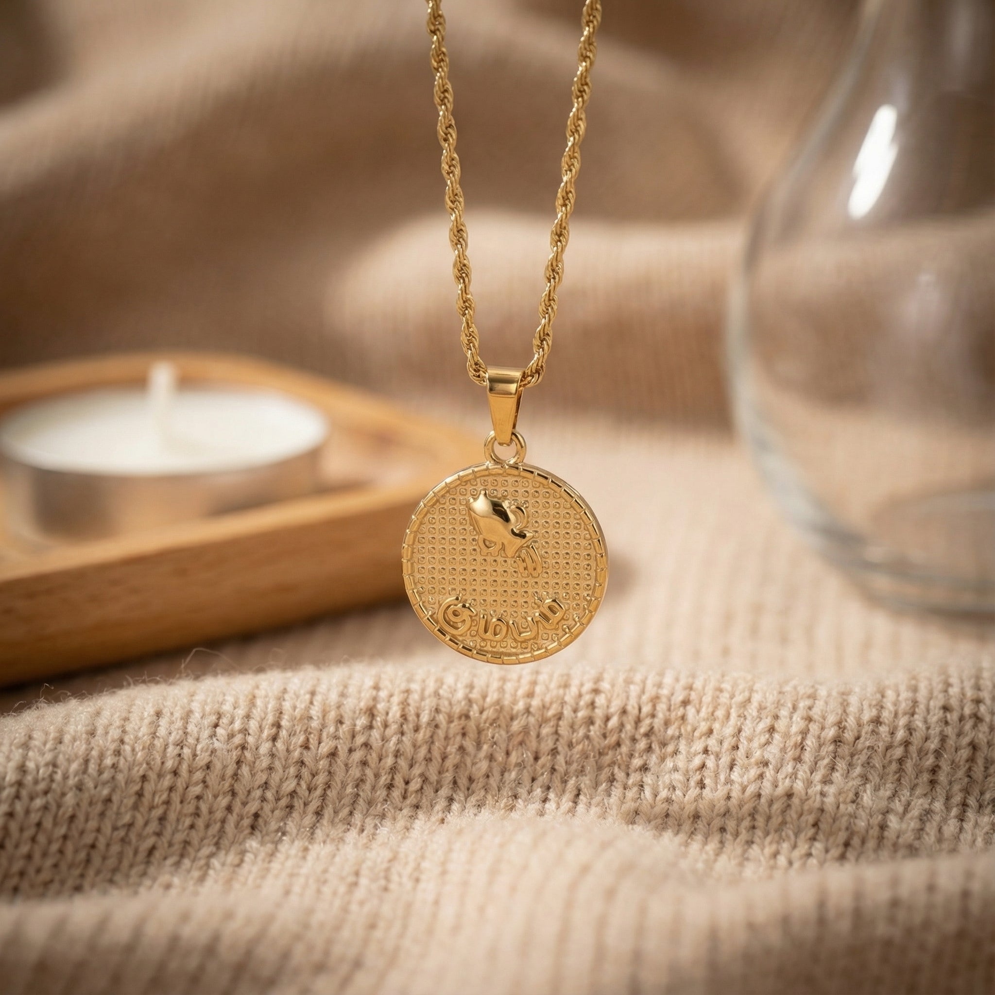 Tamil Astrology Sign Necklace