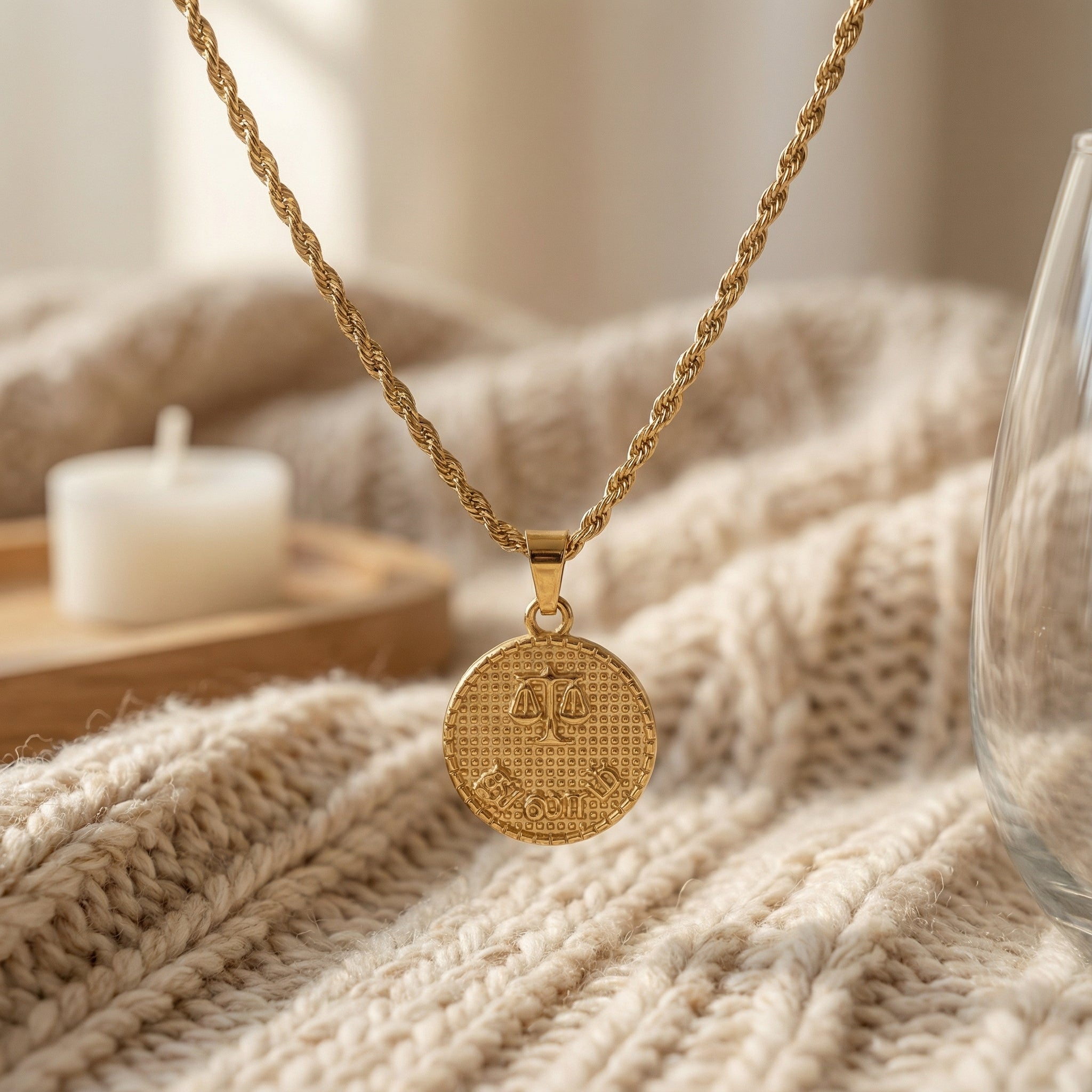 Tamil Astrology Sign Necklace