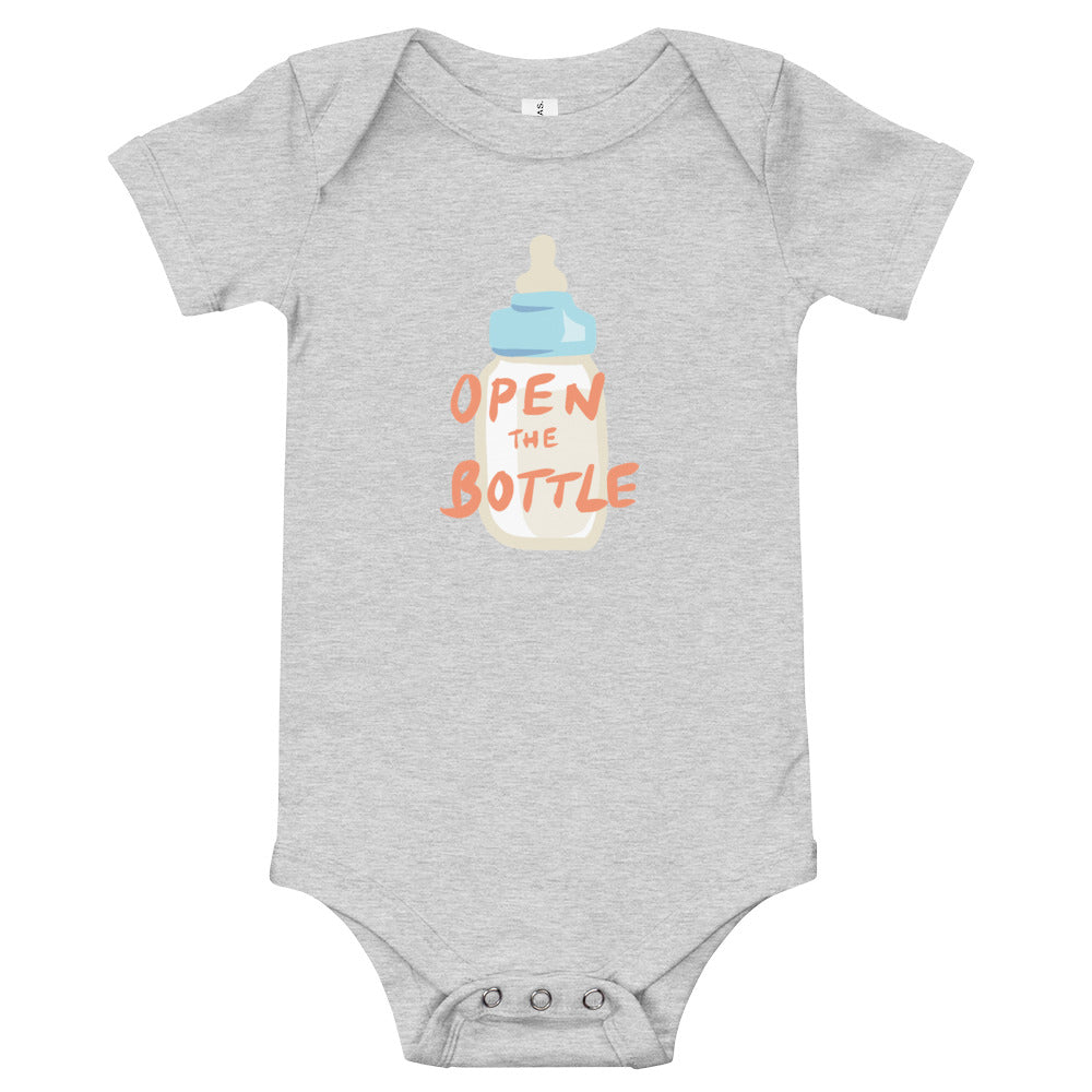 Open The Bottle Baby Bodysuit - Tamil Kadaii