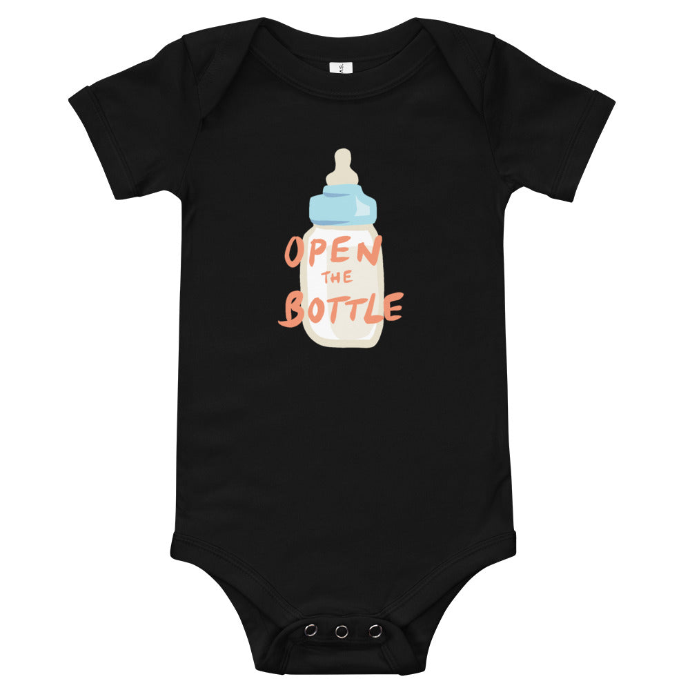 Open The Bottle Baby Bodysuit - Tamil Kadaii