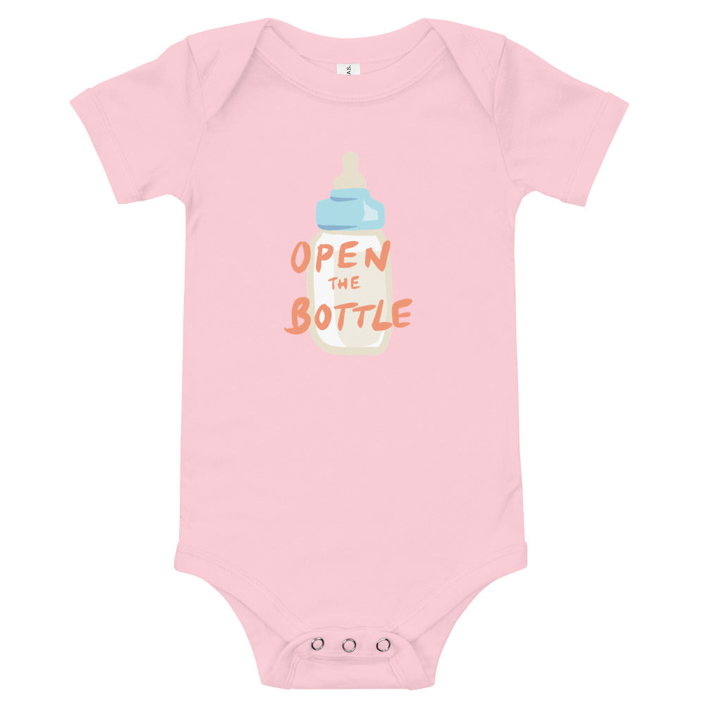 Open The Bottle Baby Bodysuit - Tamil Kadaii