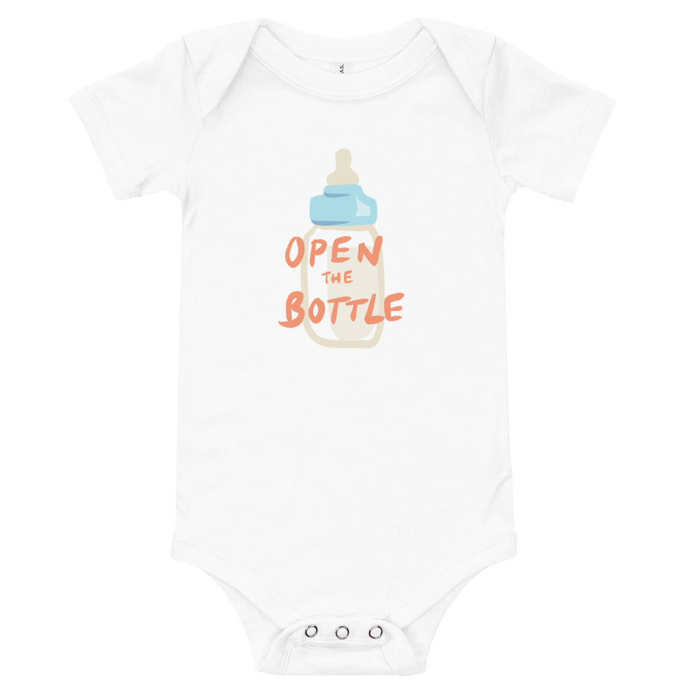 Open The Bottle Baby Bodysuit - Tamil Kadaii